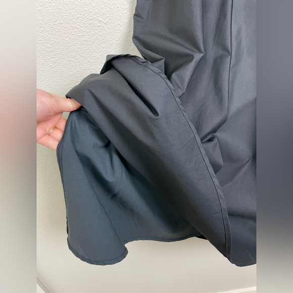 Anthro Corey Lynn Calter Harper Midi Dress Women's Large Poplin Tie Waist Black - Picture 16 of 16